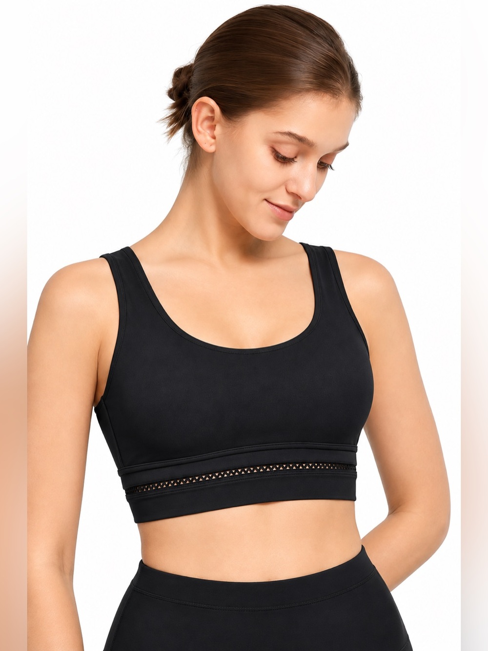 Yvette Women’s Sports Bra – Black – Size M
Low-support sports bra, NWT